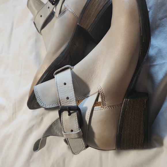 TODAY FINAL SALE DISC SHIP .. REAL LEATHER GREAT bootie real leather size 10 - Picture 8 of 12